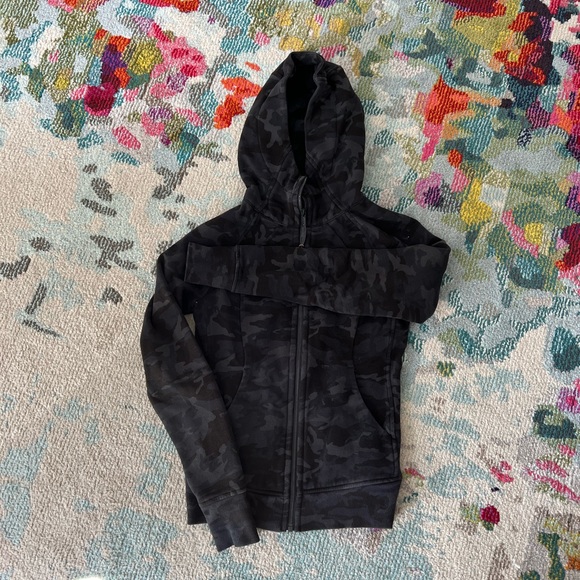 lululemon athletica Tops - Lululemon Scuba Full Zip Hoody size 4
